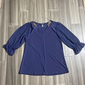 23 Adele & May Chain Shoulder Blouse